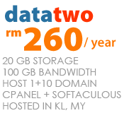 Malaysian WebHosting Data 3 - 30GB Linux Hosting Plan, Hosted in Kuala Lumpur, Malaysia